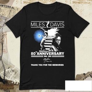 Miles Davis 80th Anniversary 1944  2024 Thank You T-shirt
